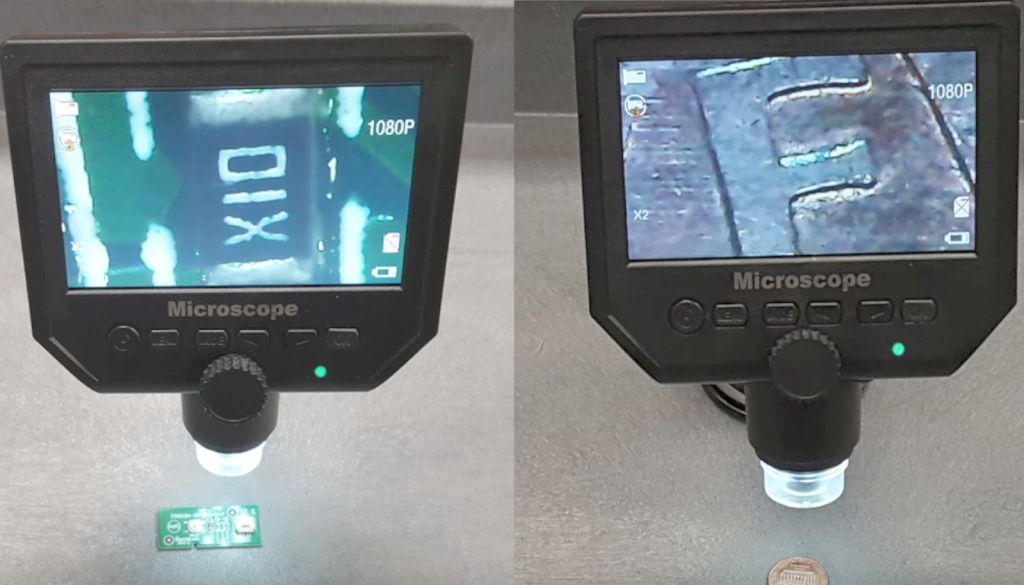 Przenośny mikroskop LCD, 600X HD 3 .6MP CCD Pixel 4,3-calowy wyświetlacz OLED