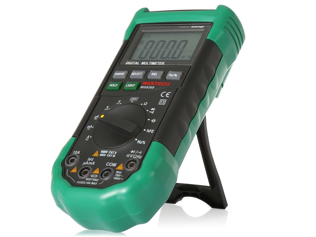 Miernik uniwersalny z automatyczną zmianą zakresów pomiarowych MS8268 MASTECH