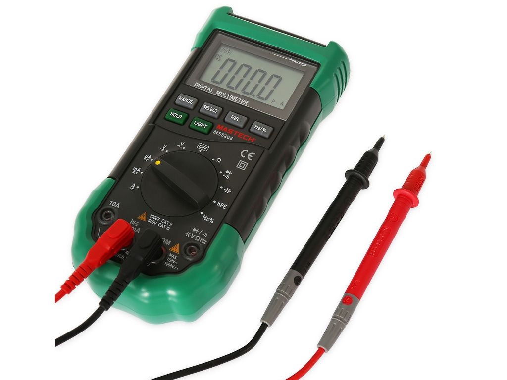 Miernik uniwersalny z automatyczną zmianą zakresów pomiarowych MS8268 MASTECH
