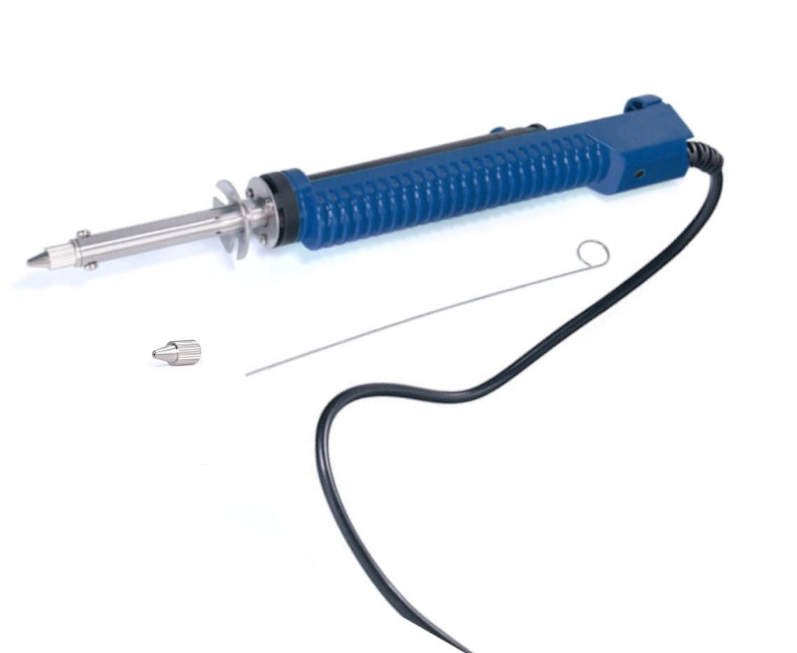 Stacja lutownicza WEP 936 60W ESD Safe + Zestaw Serwisowy (Odsysacz elektryczny, Plecionka, Topnik RF800, Cyna)