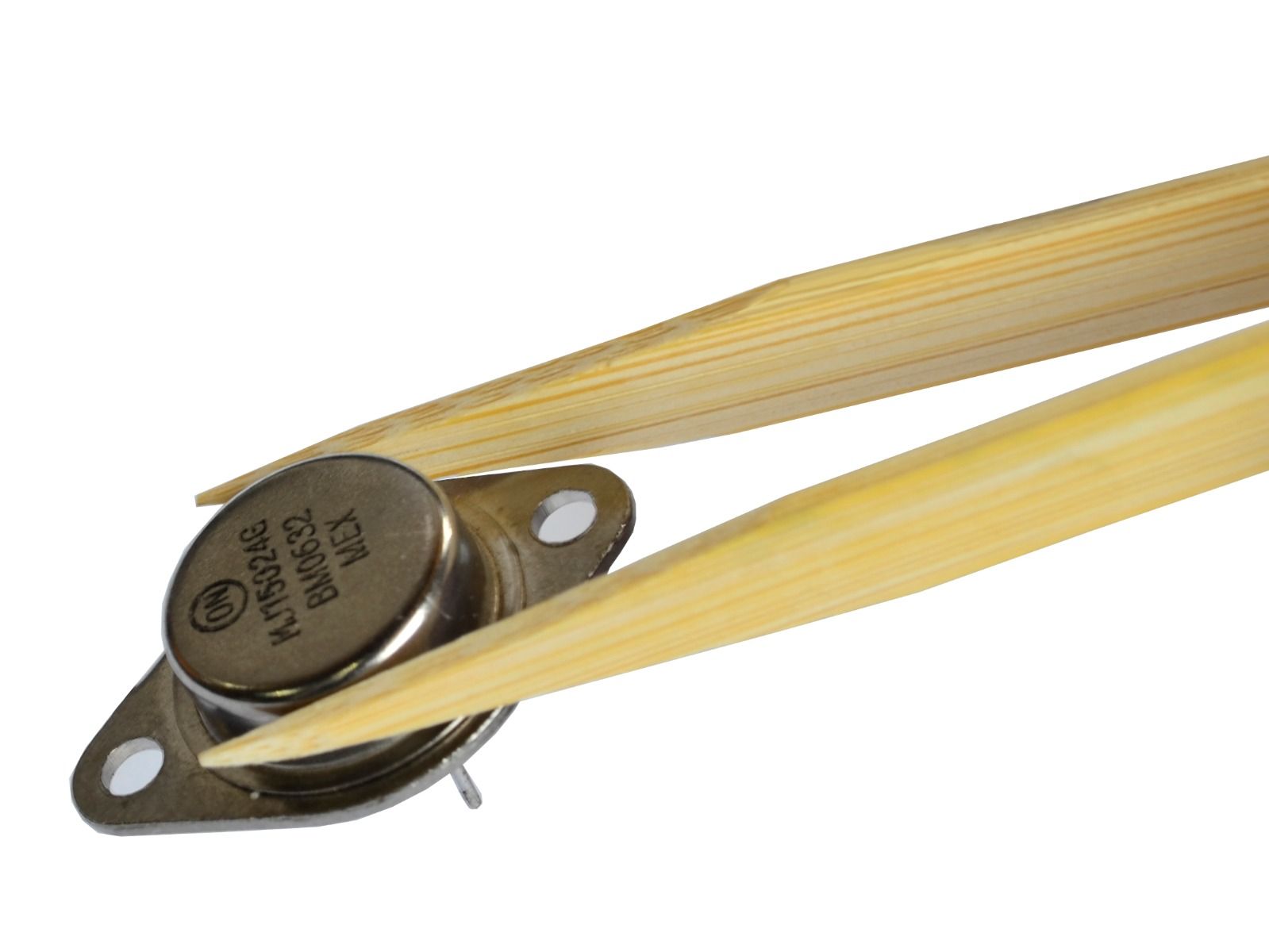 Pęseta antystatyczna drewniana prosta 150mm