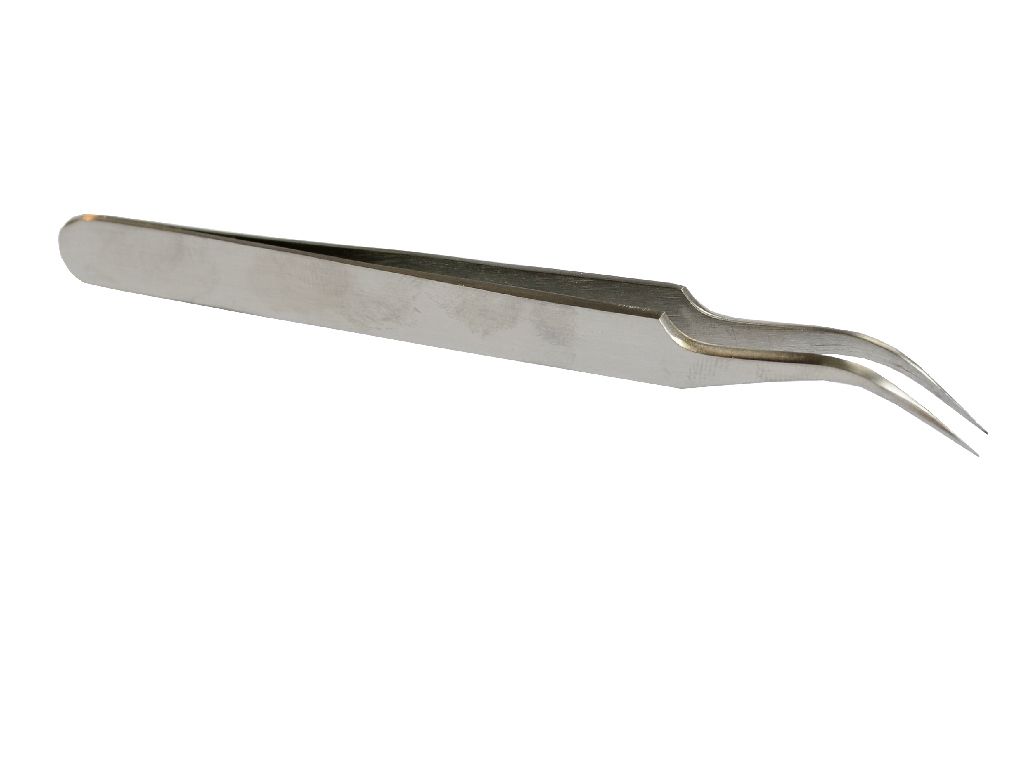 Pinceta ostra odgięta 118m Xytronic