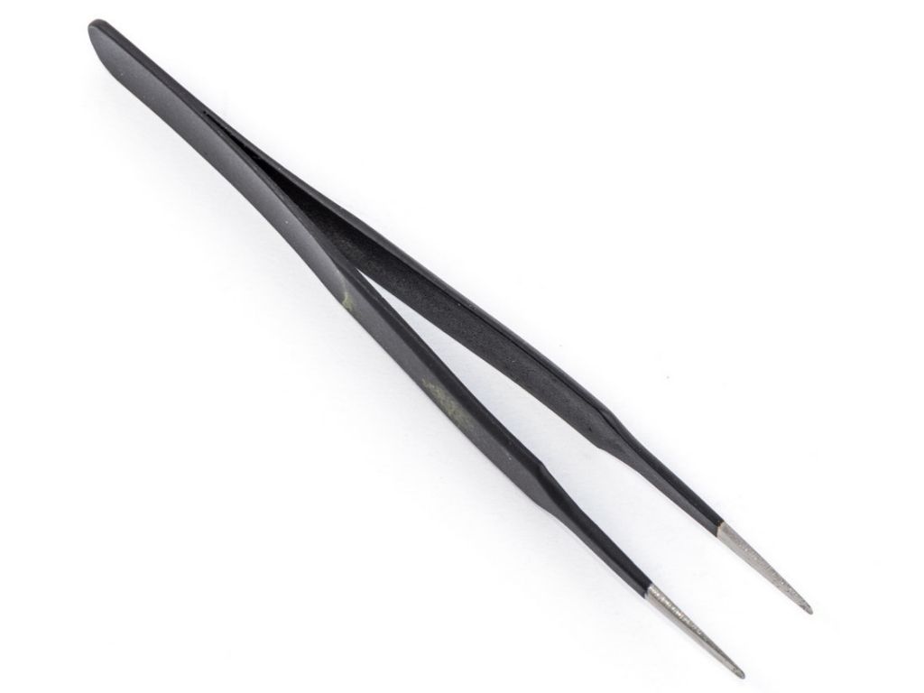 Pęseta precyzyjna stalowa płaska ESD ZD-156D