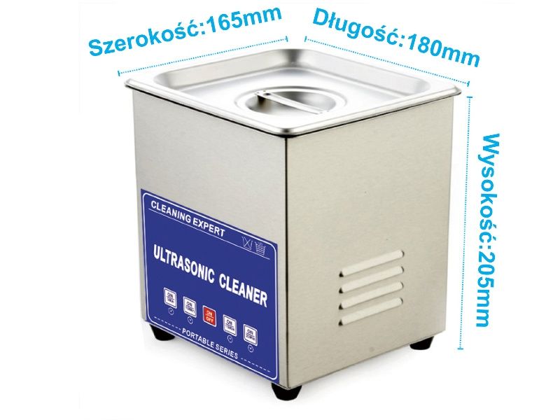 Myjka ultradźwiękowa 1,3L 70W analogowa PS-08 z koszykiem