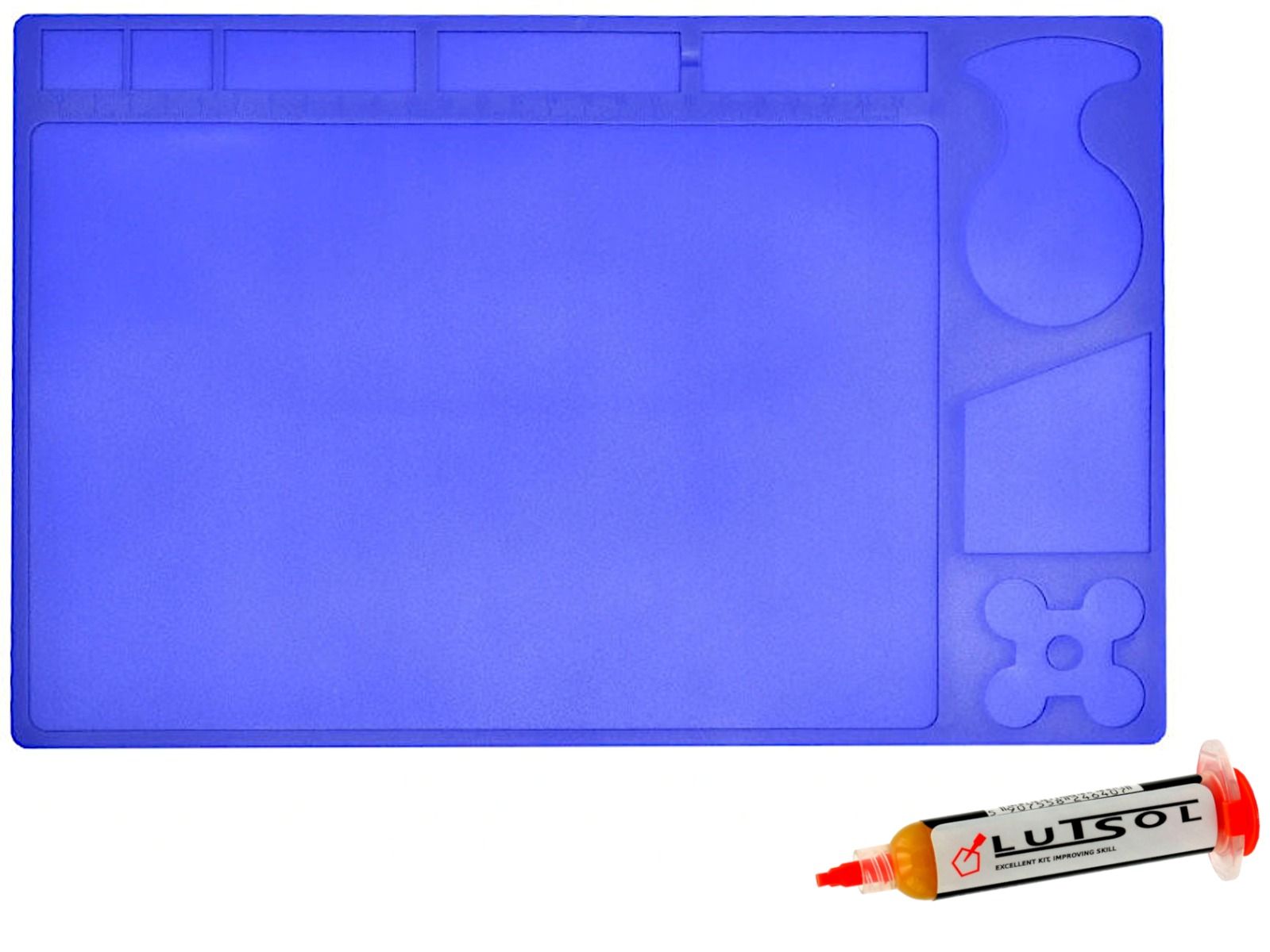 Stacja lutownicza HOTAIR WEP 992D +Flux 223, mata silikonowa 33x21, dysze