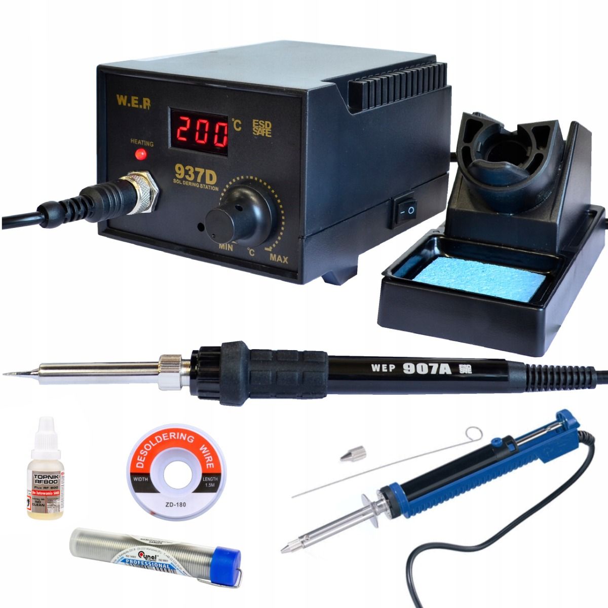 Stacja WEP 937D CYNA TOPNIK ODSYSACZ - START PACK