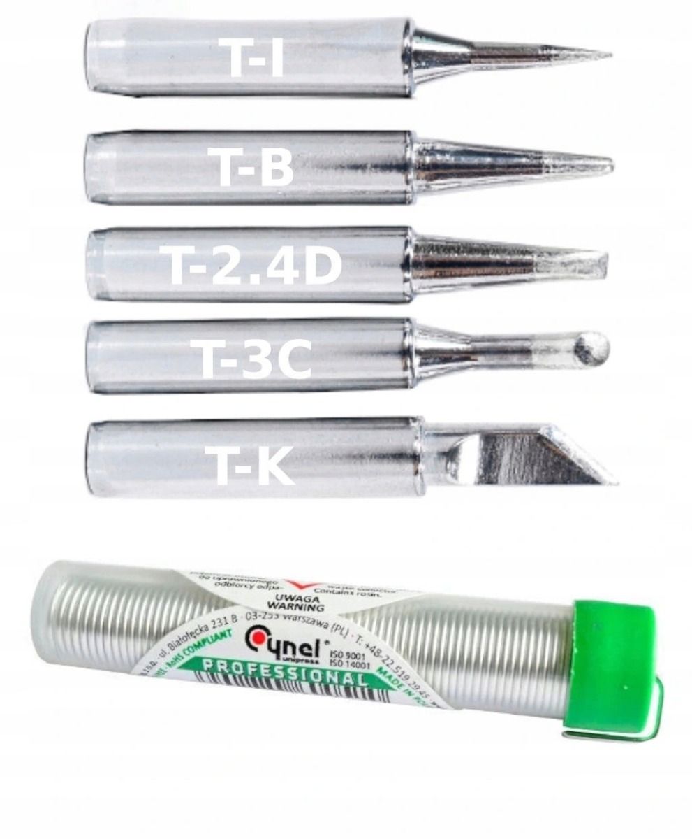 Stacja lutownicza WEP 936 60W ESD Safe + Zestaw (Groty, Pasta, Cyna)