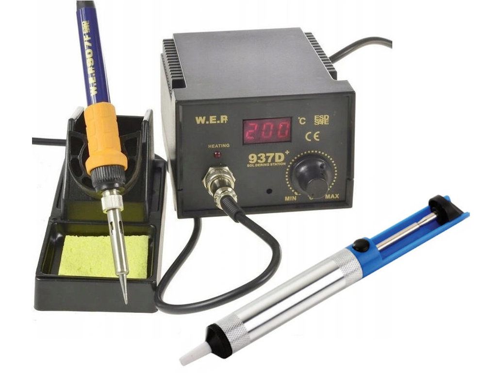 Stacja lutownicza WEP 937D+ 75W ESDSAVE +odsysacz