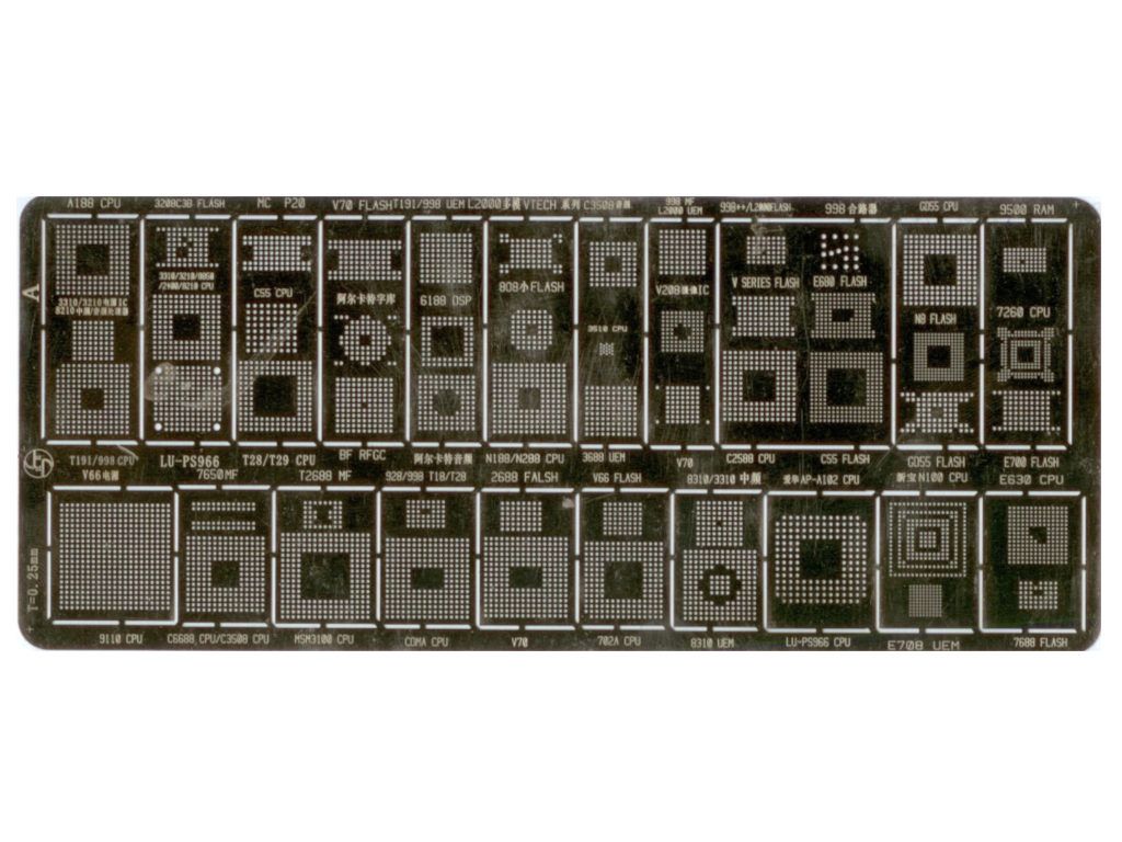 Sita BGA A  CPU T= 0,25 mm