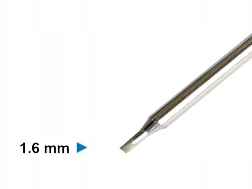 Grot lutowniczy T12-1.6D płaski 1,6mm