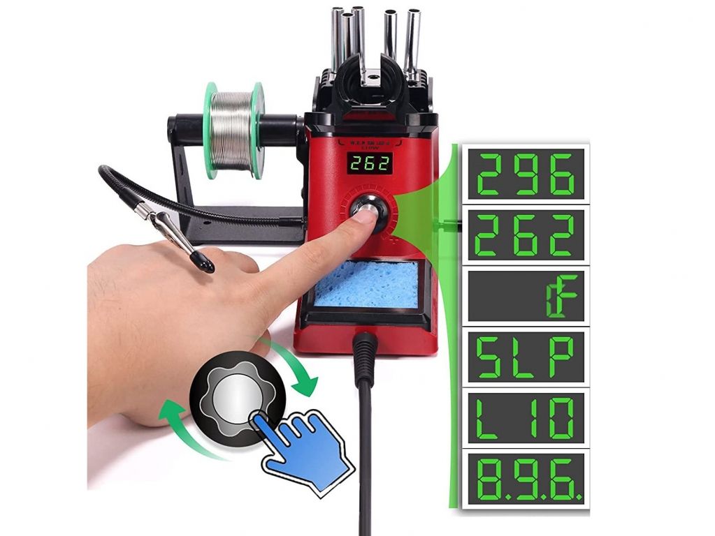 Stacja lutownicza kolbowa grotowa WEP 926LED-III