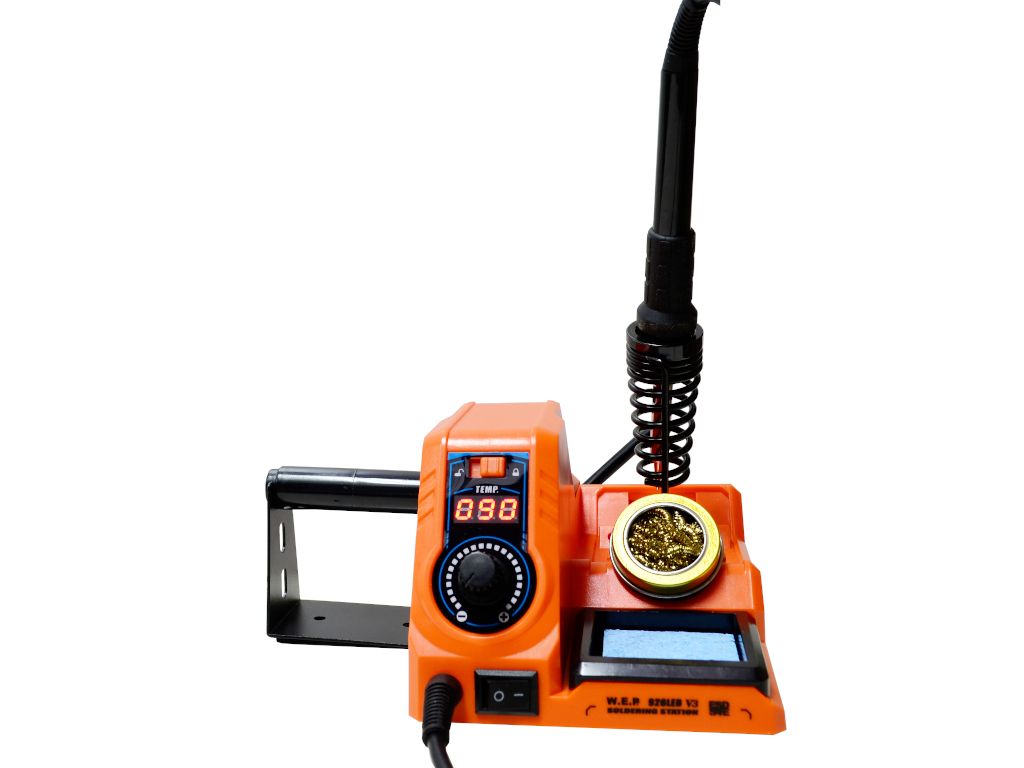 Stacja lutownicza kolbowa WEP 926LED V3 Orange + Kalafonia + czy¶cik miedziany
