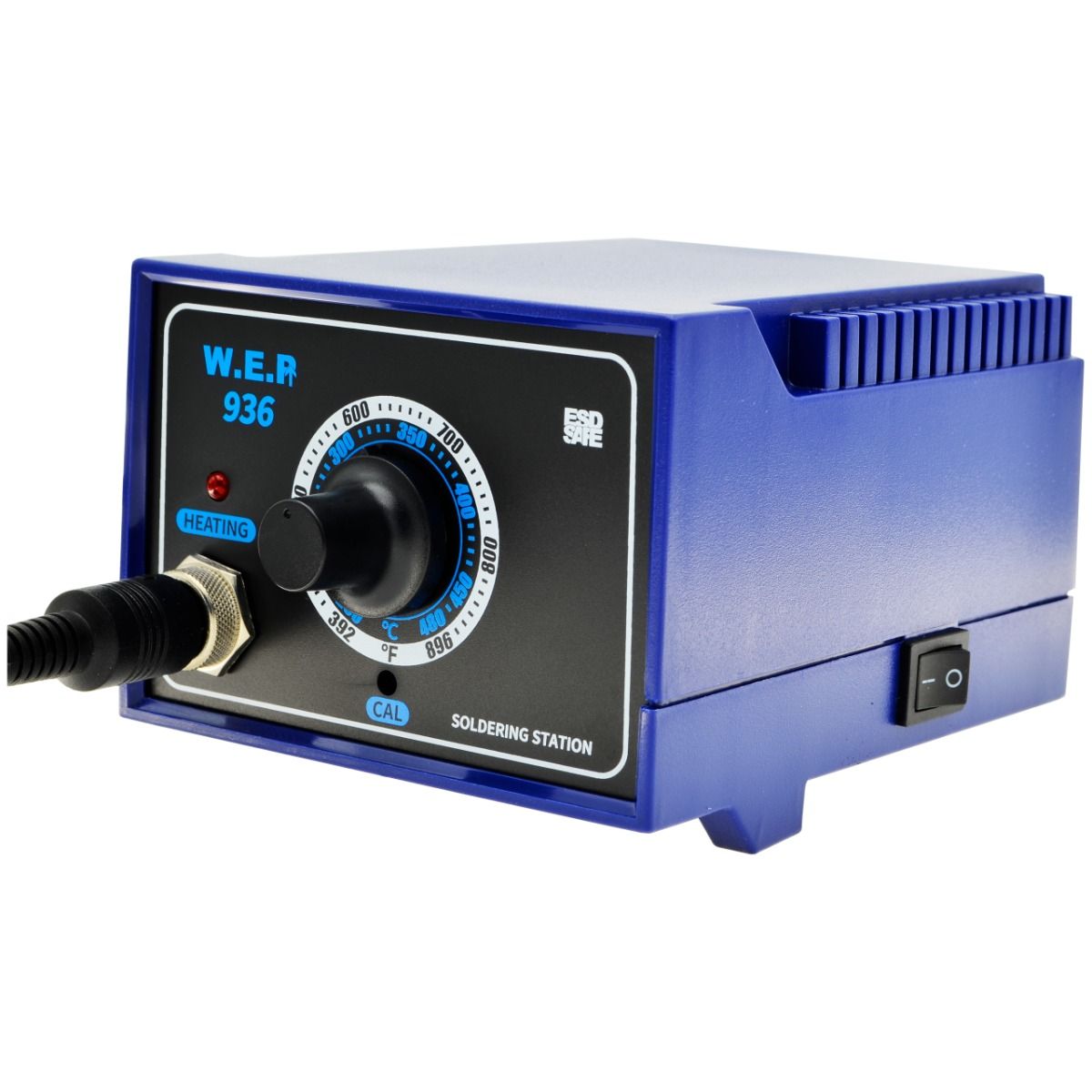 Stacja lutownicza grotowa WEP 936 60W | System ESD Safe | Bogaty zestaw chemii i akcesoriów lutowniczych