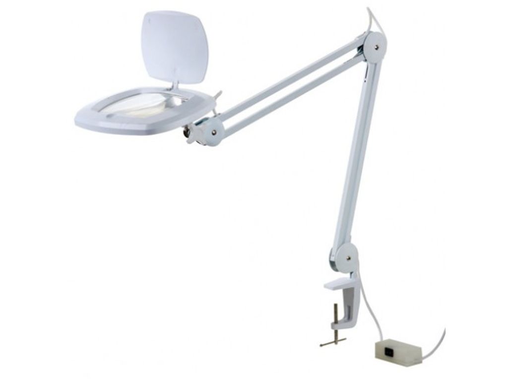 Lampa lupa z podświetleniem LED na podstawce ZD-142A LED x3