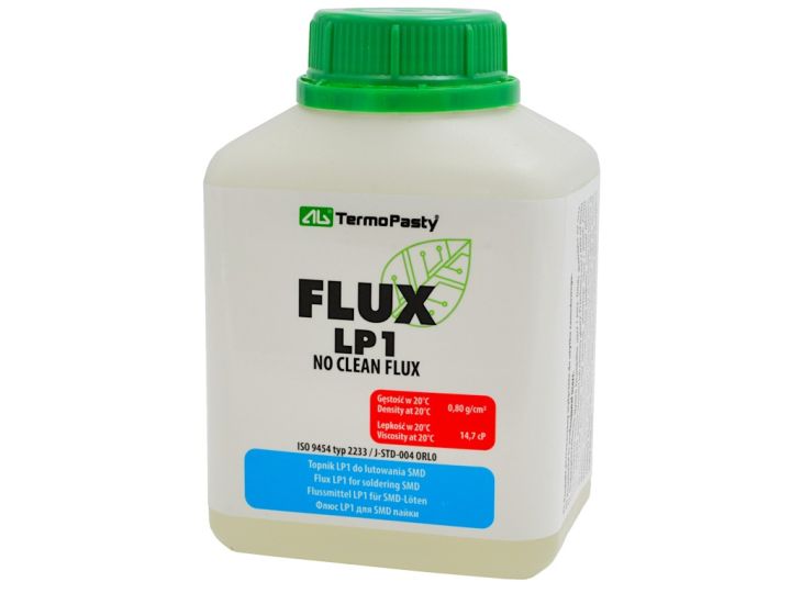 Topnik lutowniczy LP-1 z pędzelkiem | Typ No Clean | Butelka 500ml