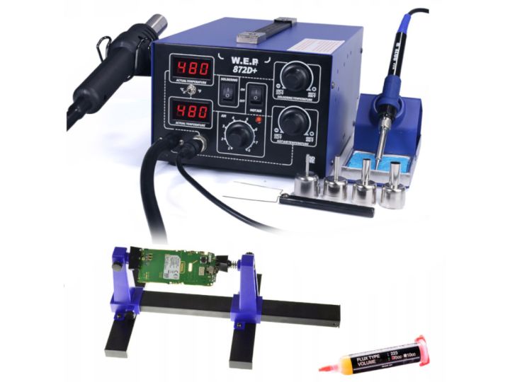 Stacji lutownicza WEP 872D+ Uchwyt montaż PCB flux