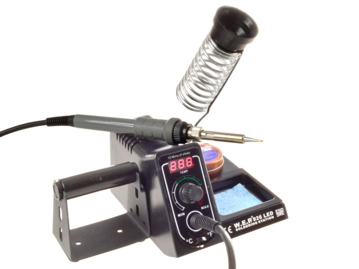 Stacja lutownicza kolbowa WEP 926 LED moc 75W z dodatkami