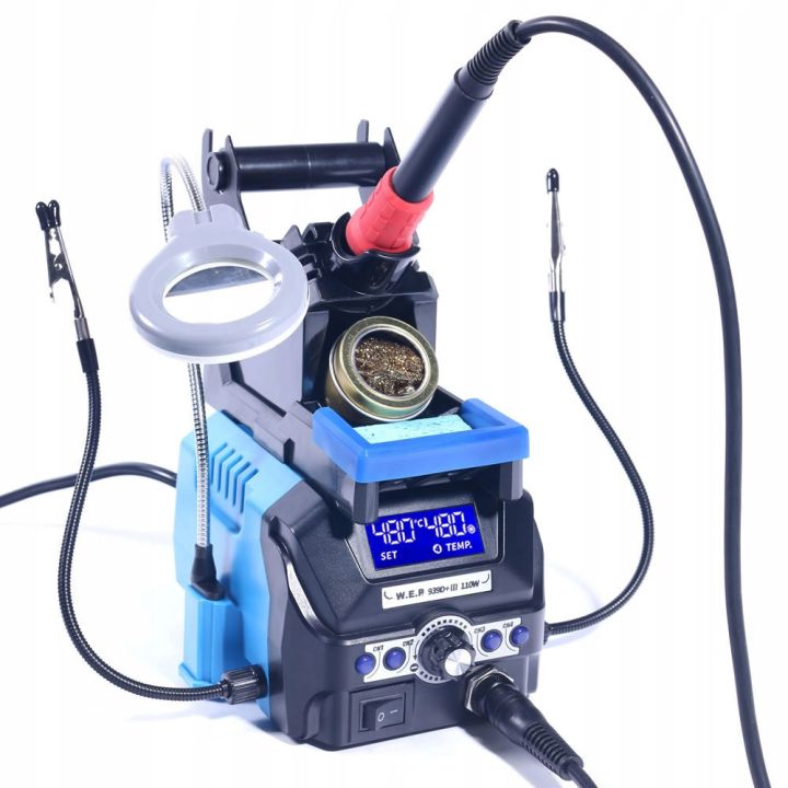 Stacja lutownicza kolbowa grotowa WEP 939D+III 110W